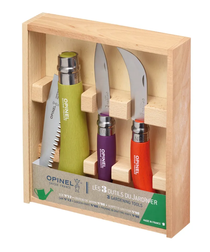 Opinel Three Piece Gardener's Set